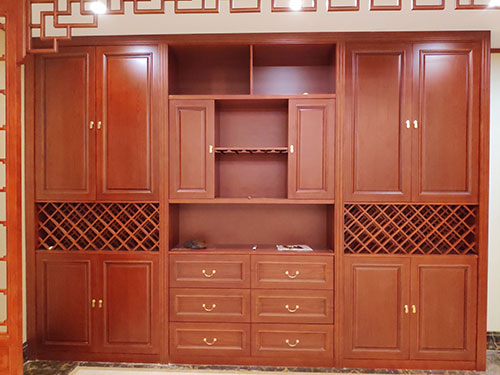 金华中式家居装修之中式酒柜装修效果图