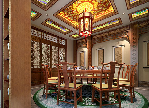 金华中式古典风格家居装修设计效果图
